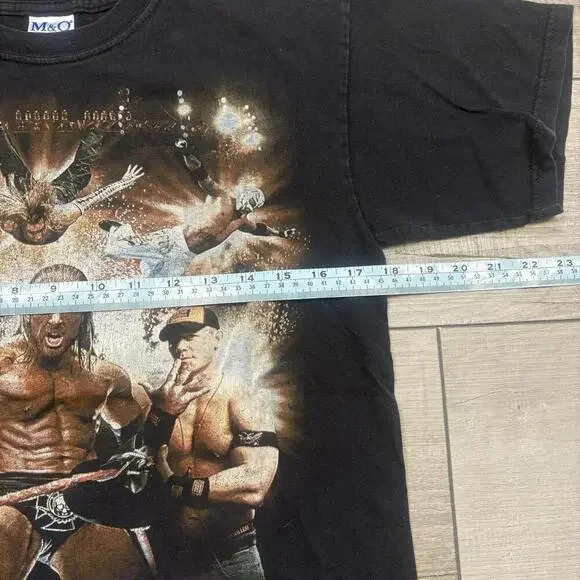 Rare! Vintage WWE Triple H RAW SmackDown ECW Wrestling T-Shirt Sz S/M Y2K M&O - Picture 5 of 5